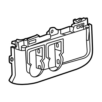 GM 84687462 Plate Assembly, I/P Sw Tr *Jet Black