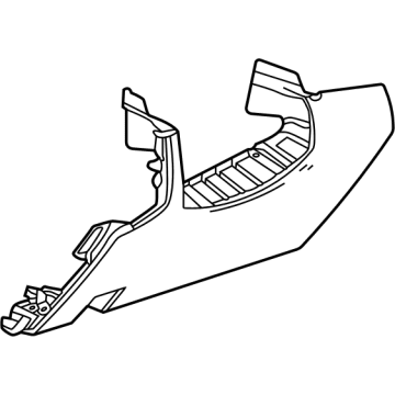 GM 84687483 Bolster Assembly, I/P Knee *Whisp Beig G