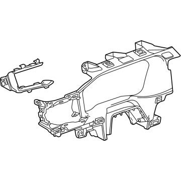 GM 86822058 PLATE ASM-I/P CSTR TR *BLACK