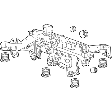 GM 84495542 Cradle Assembly, Rear Susp