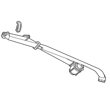 GMC 84494068 Belt & Retractor