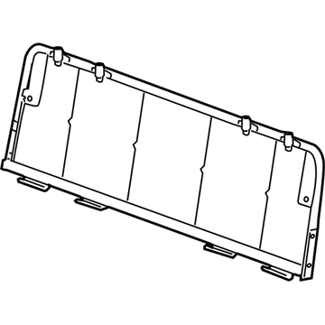 GMC 25879625 Seat Back Frame