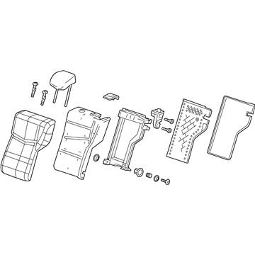 Cadillac 22821173 Seat Back Assembly