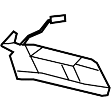 Saturn 84075259 Sunvisor