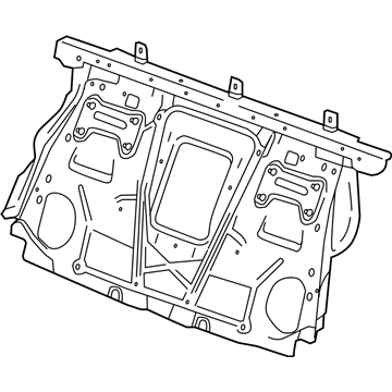 Cadillac 84227873 Seat Back Panel