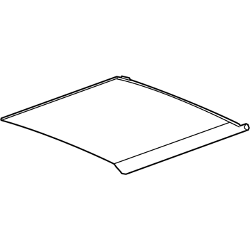 GM 26203928 Sunshade Assembly, Sun Roof *Light Titanium