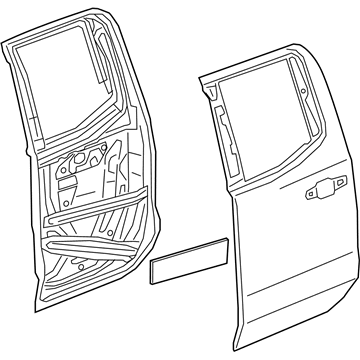 Chevy 86817879 Door Shell