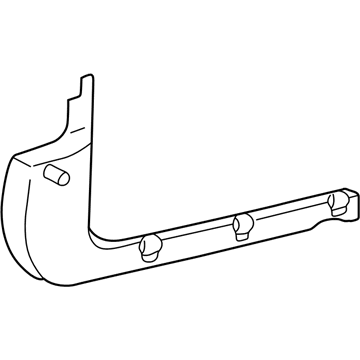 GM 22682027 Retainer Assembly, Front Side Door Opening Floor Carpet *Graphite