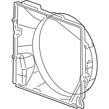 2006 Cadillac SRX Fan Shroud - 19130179