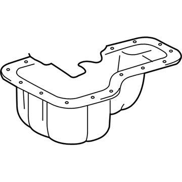 Pontiac 88970160 Oil Pan