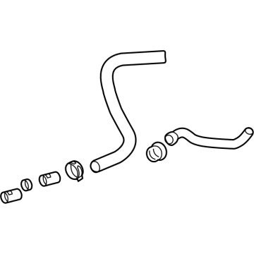 GM 84863061 Outlet Radiator Coolant Hose Assembly