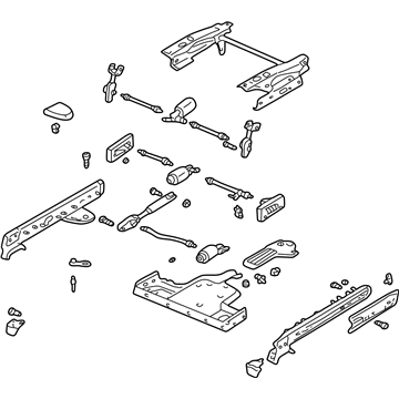 Pontiac 12459449 Seat Adjuster