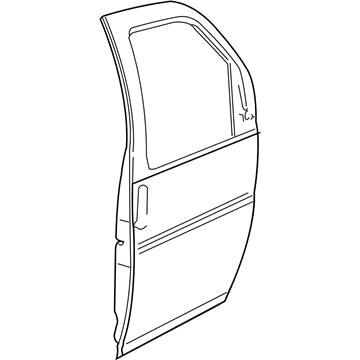 GM 19332324 Door Asm,Front Side (RH) (W/Holes For Hinge)(W/O Hinges)