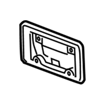 Pontiac 10435398 License Bracket