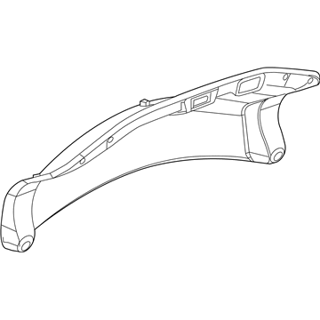 GM 22969431 Trim,Rear Compartment Lid Inner Panel