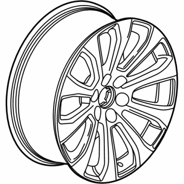 GM 84227090 Wheel Rim, 22X9.0,J,Aluminum,28Mm 0/S,139.7X6X