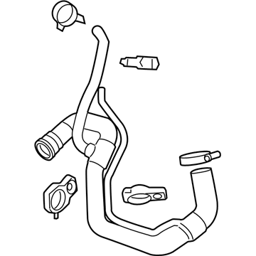 2016 GMC Sierra 2500 HD Radiator Hose - 84036271