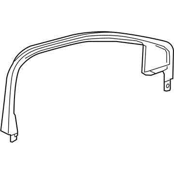 GM 23291435 Molding Assembly, Front Side Door Window Garnish