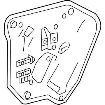 GM 23110272 Deflector Assembly, Front Side Door Water