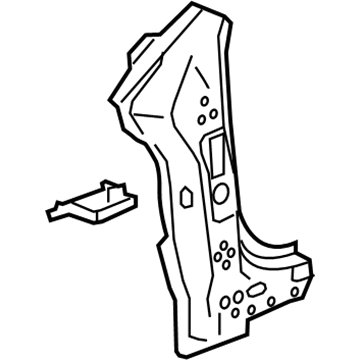 GM 22962613 Reinforcement Assembly, Body Hinge Pillar Outer Panel