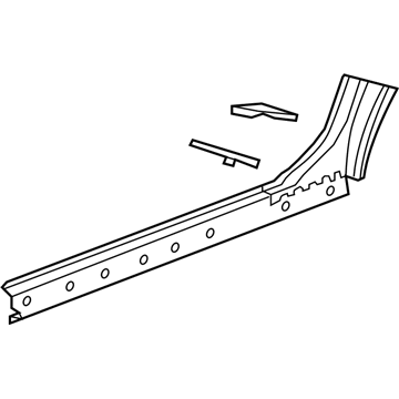 Chevy 23108727 Rocker Reinforcement