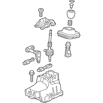 GM 25194003 Control Assembly, Manual Transmission (W/ Shift Pattern)