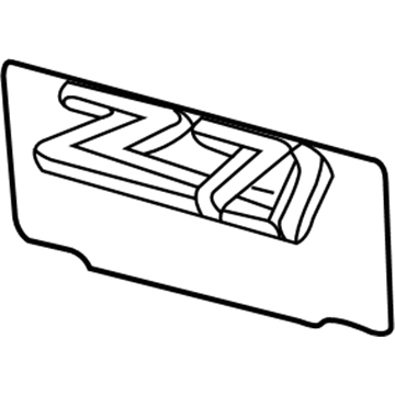 GM 15779676 Decal, Pick Up Box Side Rear (Z71)