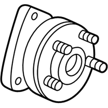 Cadillac 12429204 Hub & Bearing