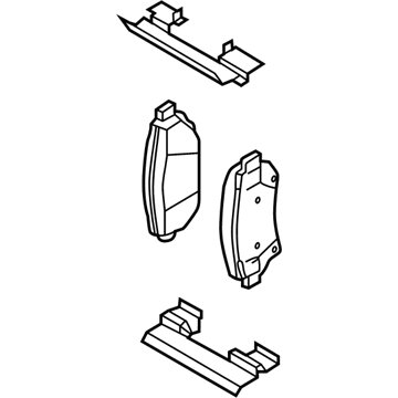 Cadillac 19152666 Brake Pads