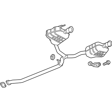 2018 Chevy Traverse Exhaust Pipe - 85633683