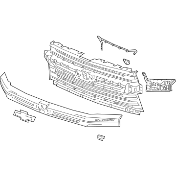 GM 84785049 Grille Assembly, Front *Bright Chromm