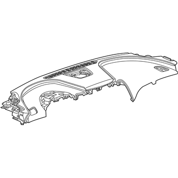 GM 23119438 Panel Assembly, Instrument *Brownstone