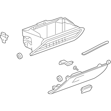 GMC 22774183 Glove Box Assembly