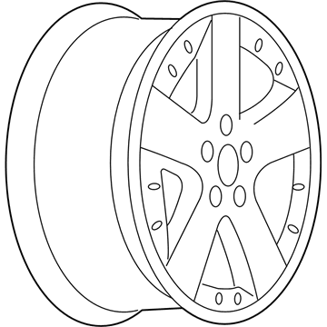 Pontiac 9595322 Wheel, Alloy