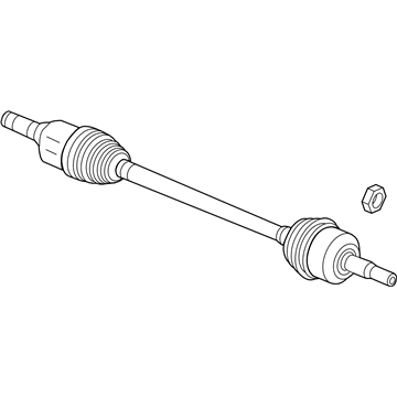 2015 GMC Terrain Axle Shaft - 25829162