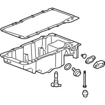 Chevy Monte Carlo Oil Pan - 12598156