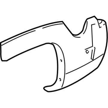 GM 89044656 Molding Asm,Rear Wheel Opening *Primed (RH) *Paint To Mat