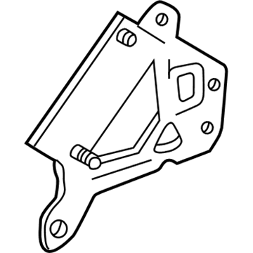 Cadillac 25744679 Lock Module Bracket