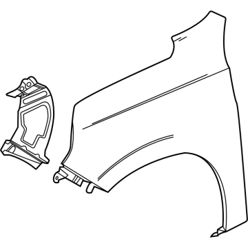 GM 84384210 Fender Assembly, Front