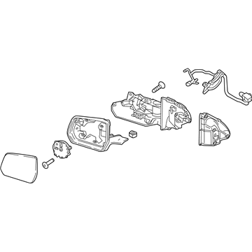 GMC 84443079 Mirror Assembly