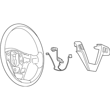 GM 25966482 Steering Wheel Assembly *Cocoa