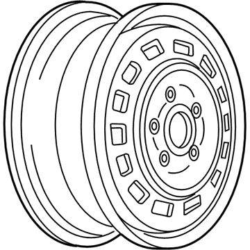 Chevy 9595642 Wheel, Steel