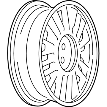 Chevy 9594550 Wheel, Alloy