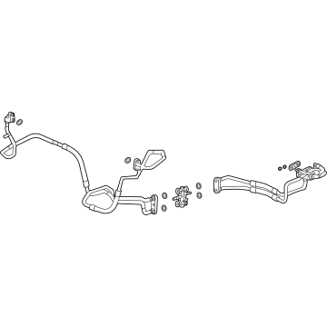 Cadillac Escalade ESV Automatic Transmission Oil Cooler Line - 86818093