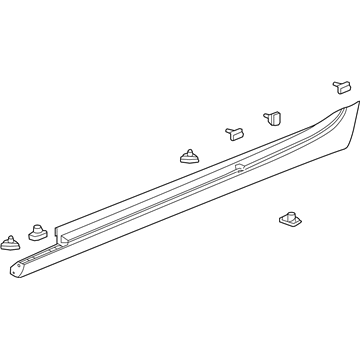 Cadillac 22792735 Rocker Molding