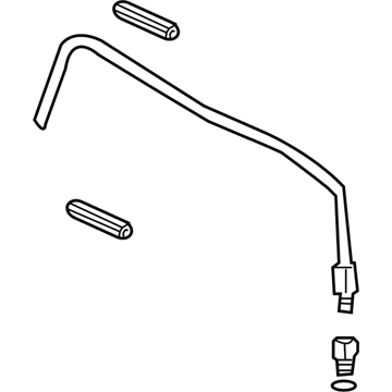 GM 88969161 Transmission Fluid Cooler Inlet Pipe