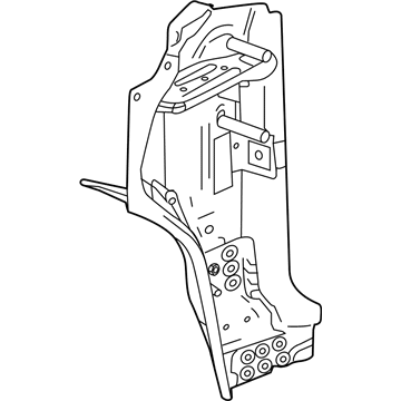 Cadillac 84126707 Hinge Pillar Reinforcement