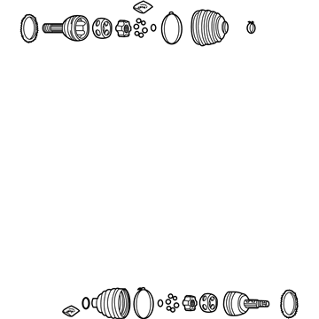 Pontiac 96391551 Outer CV Joint