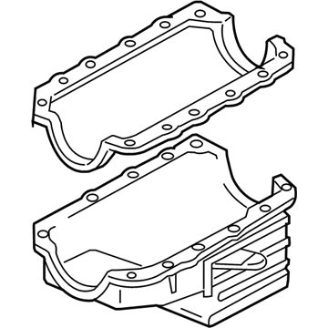 Pontiac 12593455 Oil Pan