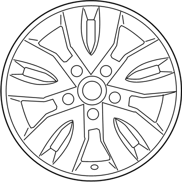 GM 19317622 Wheel Rim Assembly,Front & Rear